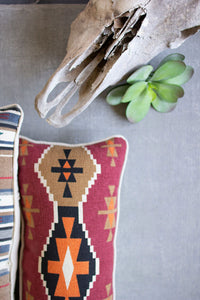printed southwest lumbar pillows