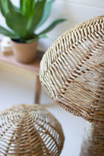 Load image into Gallery viewer, woven seagrass mushroom