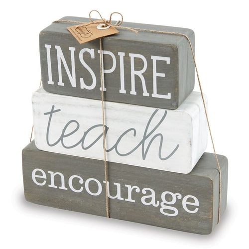 Teacher Block Decor Set